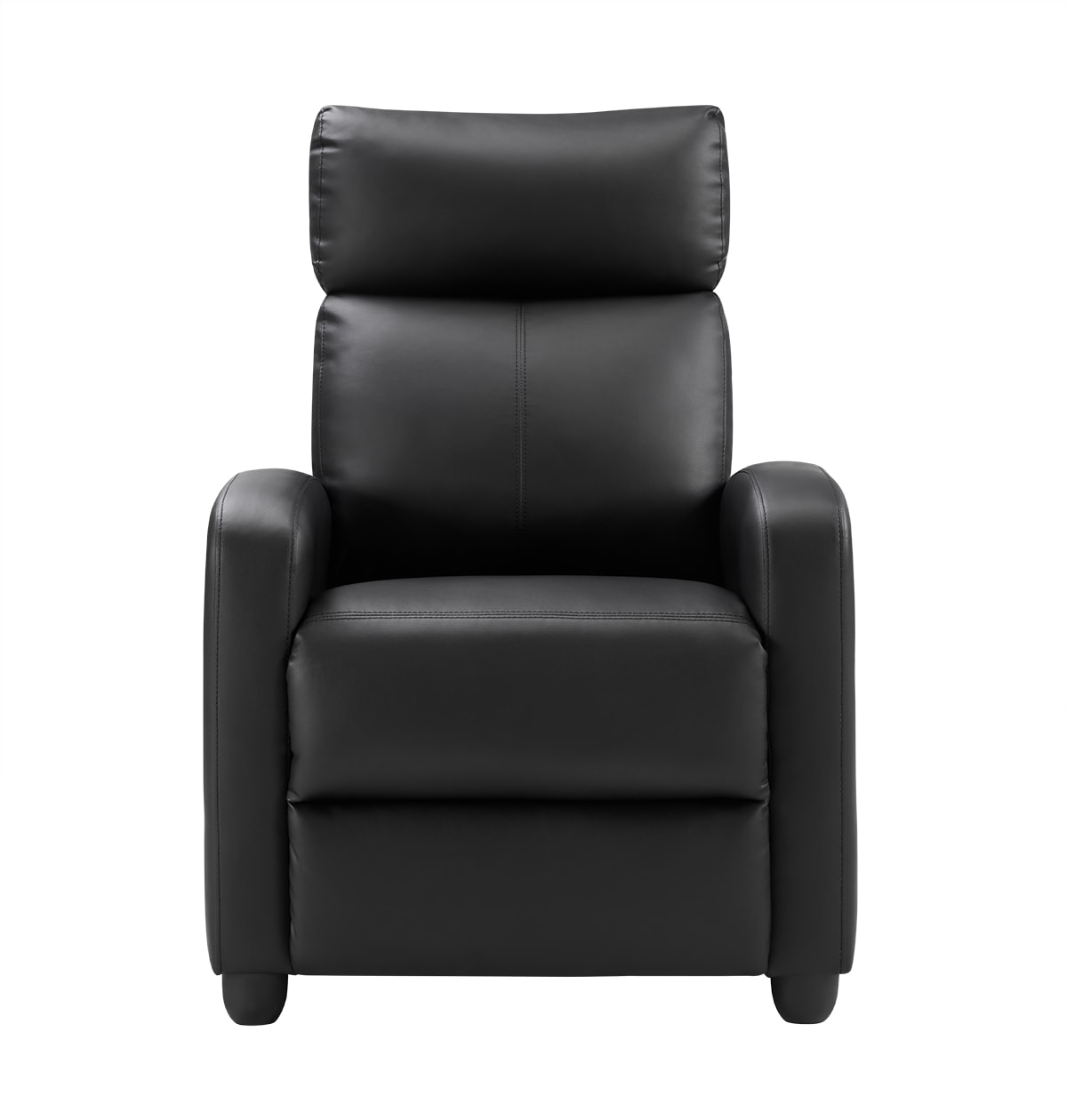 Comfortable Single-Seat Manual Recliner Chair | PU Leather Upholstery | Perfect For Small Spaces_voghion.com